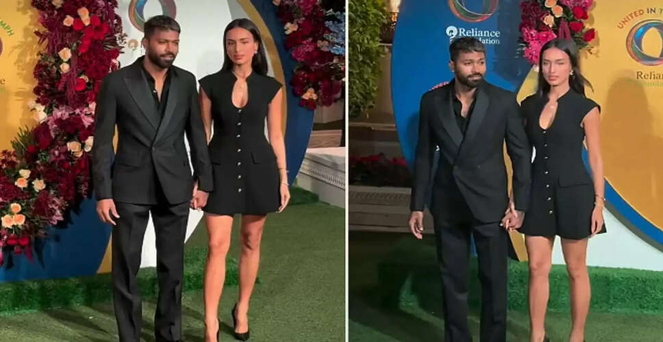 Hardik Pandya and Mahieka Sharma Steal the Spotlight at Mumbai Event