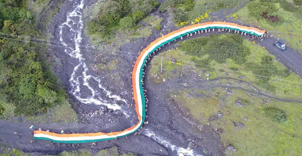 Celebrating Independence Day with a Grand Tiranga March in Arunachal Pradesh