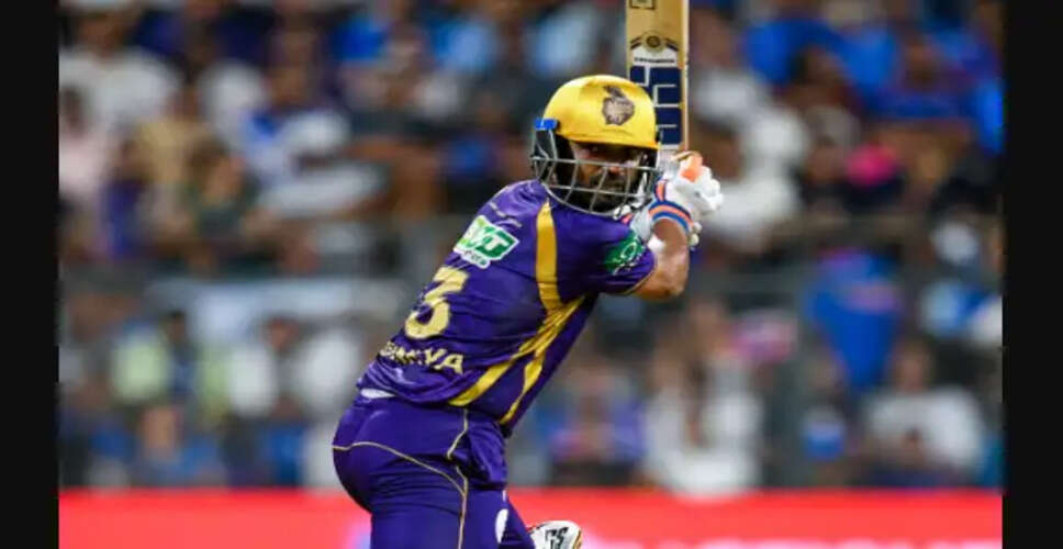 Kolkata Knight Riders Set a Challenging Target Against Mumbai Indians in IPL Clash