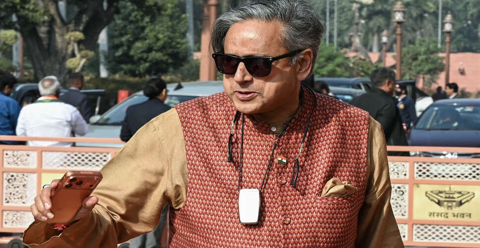 Shashi Tharoor Advocates for Cricket Matches in South India Amid Fog Issues