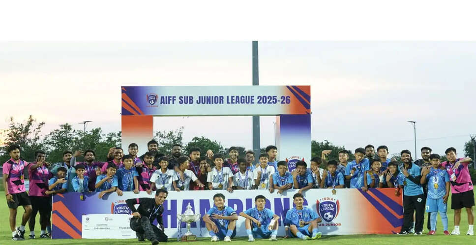 Minerva Academy FC Clinches AIFF Sub-Junior League Title with 4-1 Victory