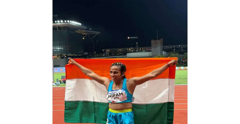 Nipam Shines with Bronze at U20 Asian Athletics Championships