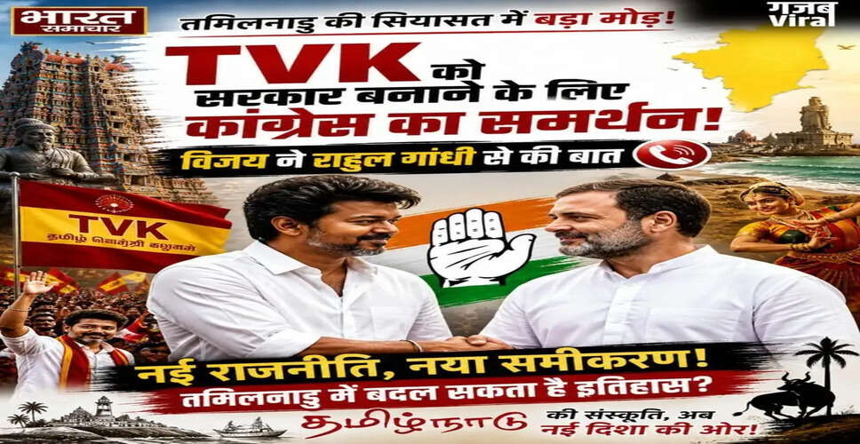 Vijay's Party Approaches Government Formation in Tamil Nadu