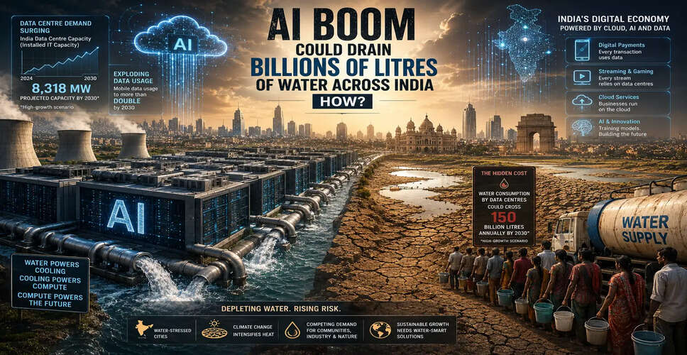 Impact of AI Growth on India's Water Resources: A New Report