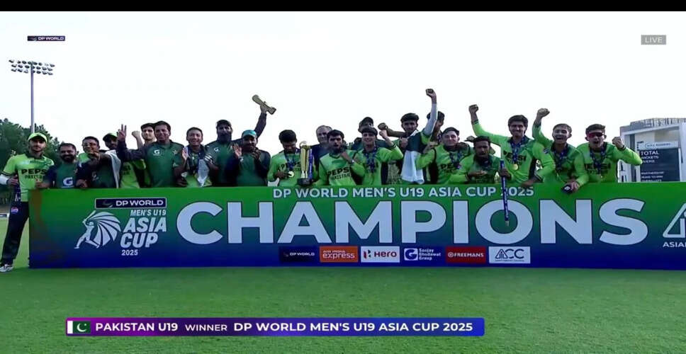 Pakistan Clinches U19 Asia Cup Title with Dominant Victory Over India