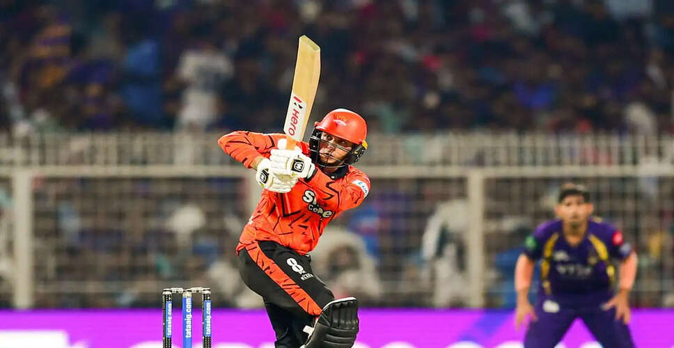 Abhishek Sharma Joins Elite Club with 100 Sixes for SRH in IPL
