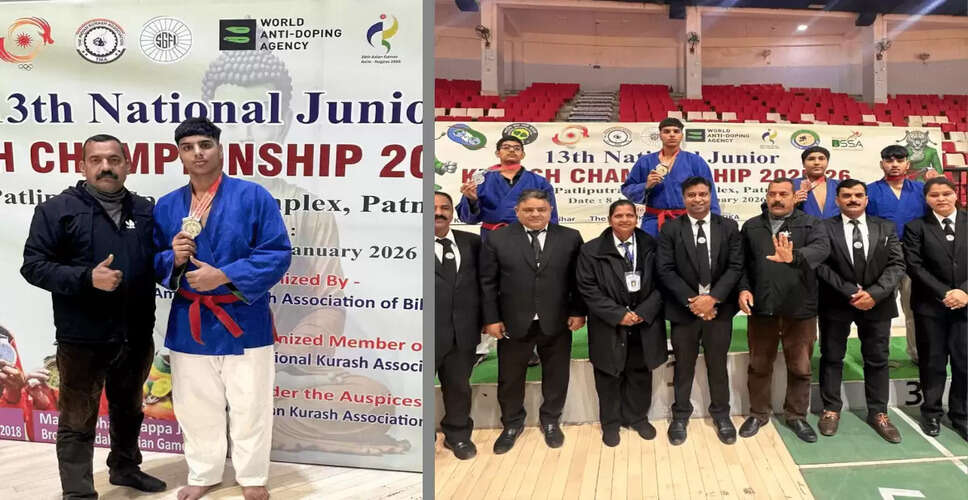 Shauryaveer Yadav Makes History with Gold at National Junior Kurash Championship