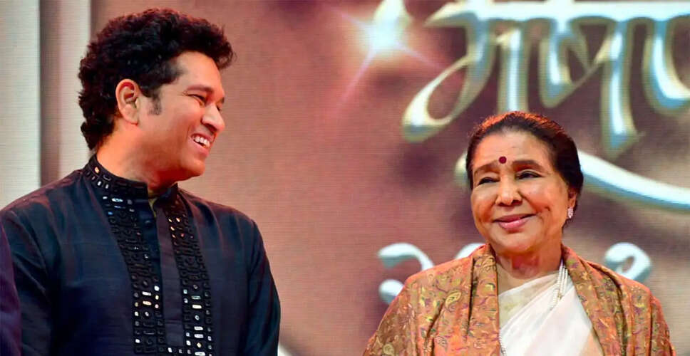Sachin Tendulkar and Cricket Community Honor Asha Bhosle's Legacy