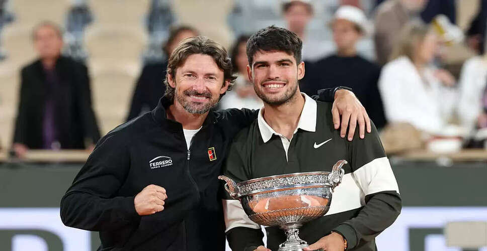 Carlos Alcaraz Parts Ways with Coach Juan Carlos Ferrero Ahead of New Season