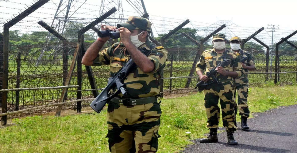 BSF Engages Suspected Smugglers in Tripura, Two Injured