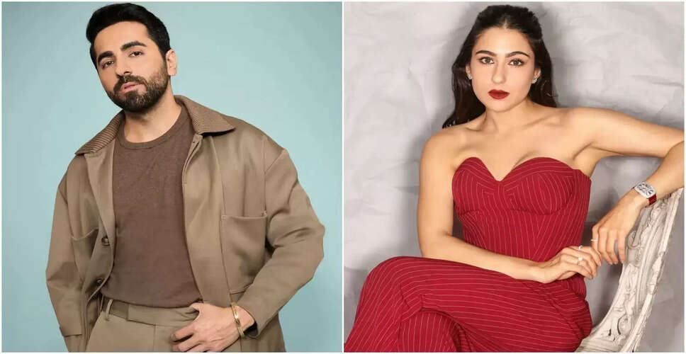 Ayushmann Khurrana and Sara Ali Khan Set to Star in Two Upcoming Films
