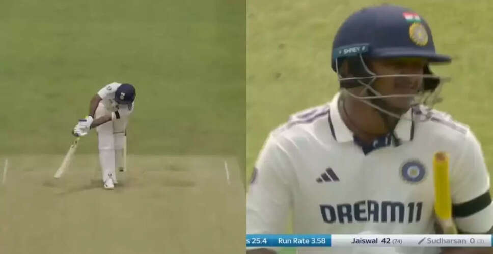 Sai Sudarshan's Test Debut Cut Short by Early Dismissal