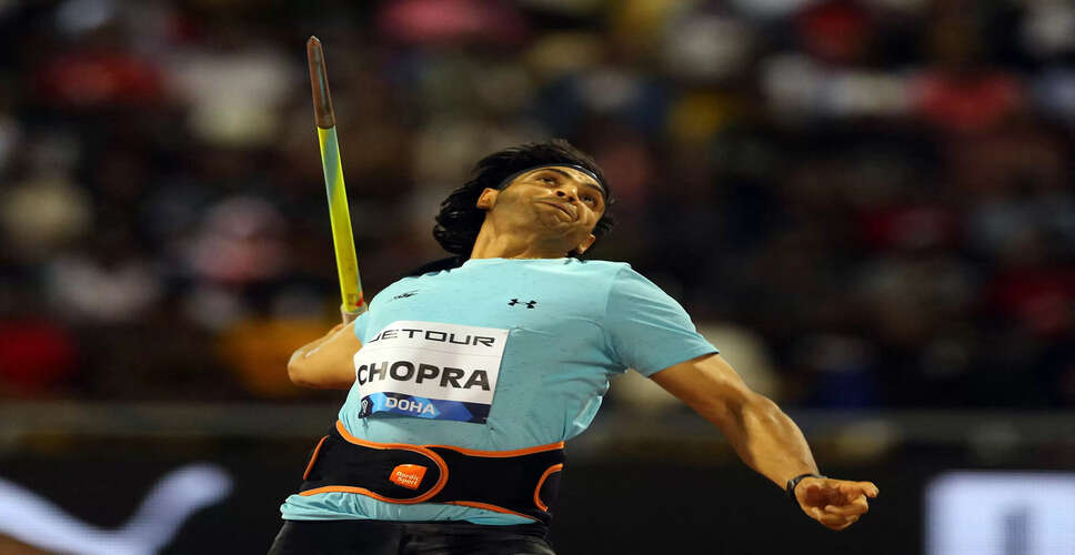 Neeraj Chopra Finishes Second at Janusz Kusocinski Memorial Meet