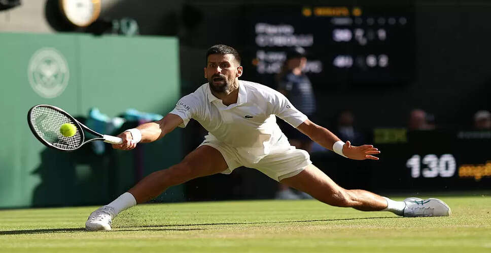 Novak Djokovic Survives Scare to Reach Wimbledon Semifinals