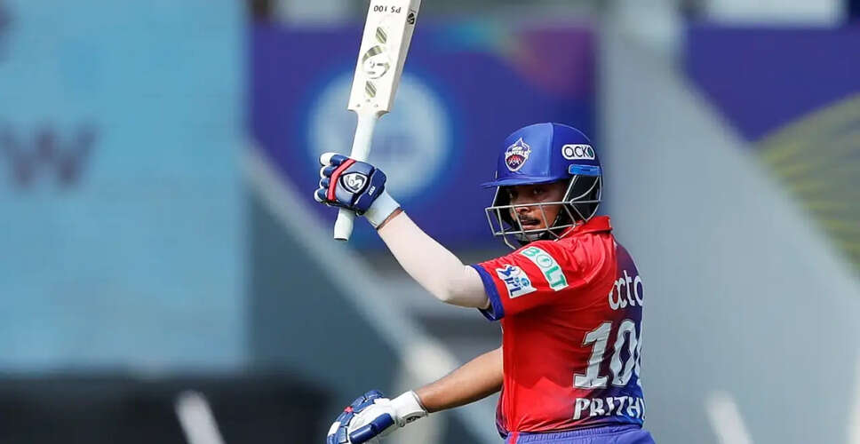 Prithvi Shaw Aims for Indian Team Comeback with IPL 2026
