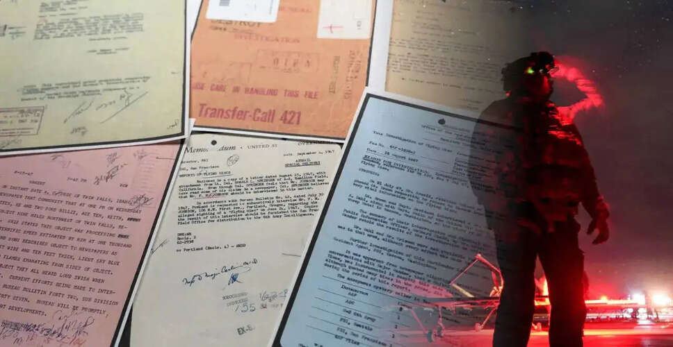 US Government Releases New Files on Unidentified Aerial Phenomena