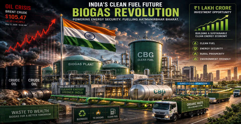 India's Shift Towards Biogas: A Sustainable Energy Solution Amid Crude Oil Dependency