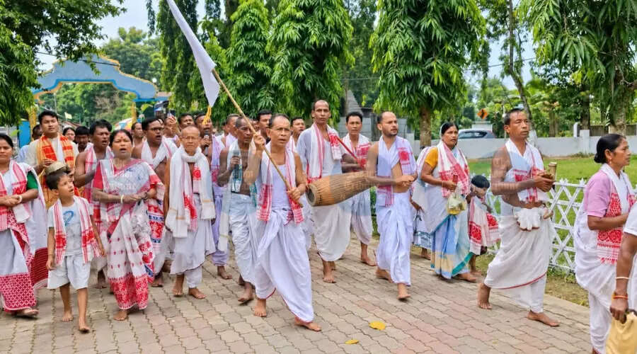 Celebrating the 578th Birth Anniversary of Mahapurush Srimanta Sankardev in Assam