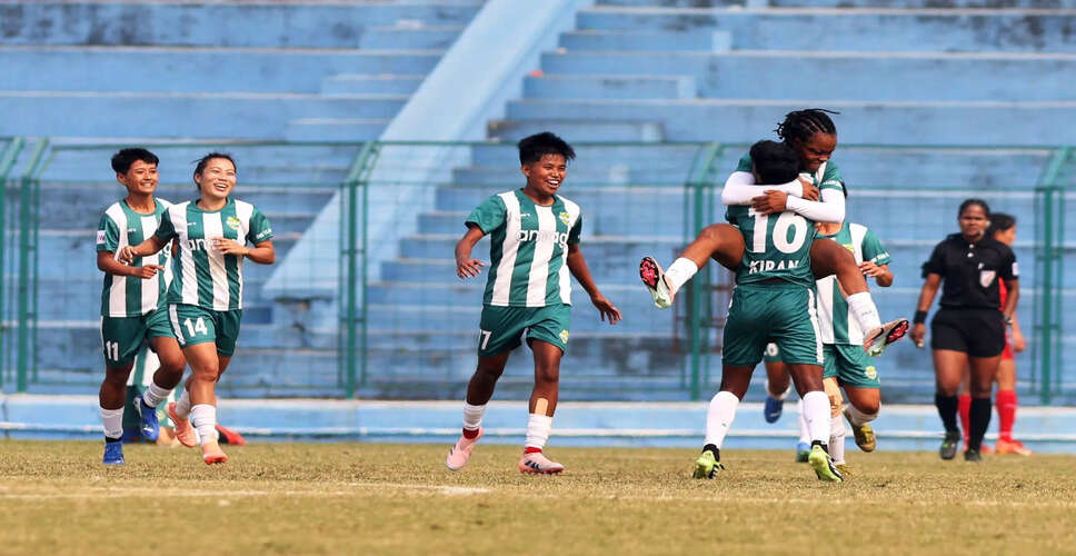 Kickstart FC Secures First Win in Indian Women&rsquo;s League with Late Comeback