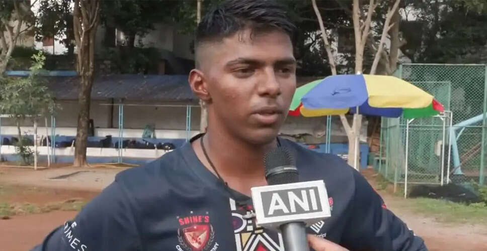 Kerala's Manav Krishna Selected for India Under-19 Test Squad