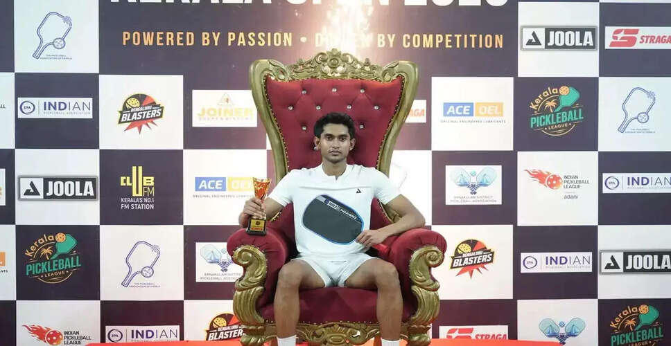 Arunava Majumder Clinches Open Men&rsquo;s Singles Title at Kerala Open 2026