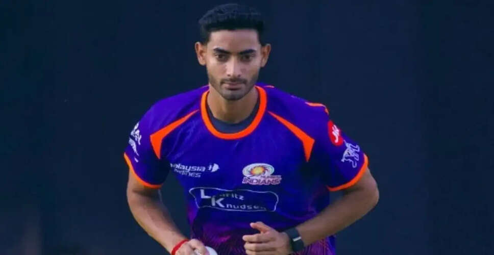 Mumbai Indians Introduce Young Talent Krish Bhagat in IPL Match Against Gujarat Titans