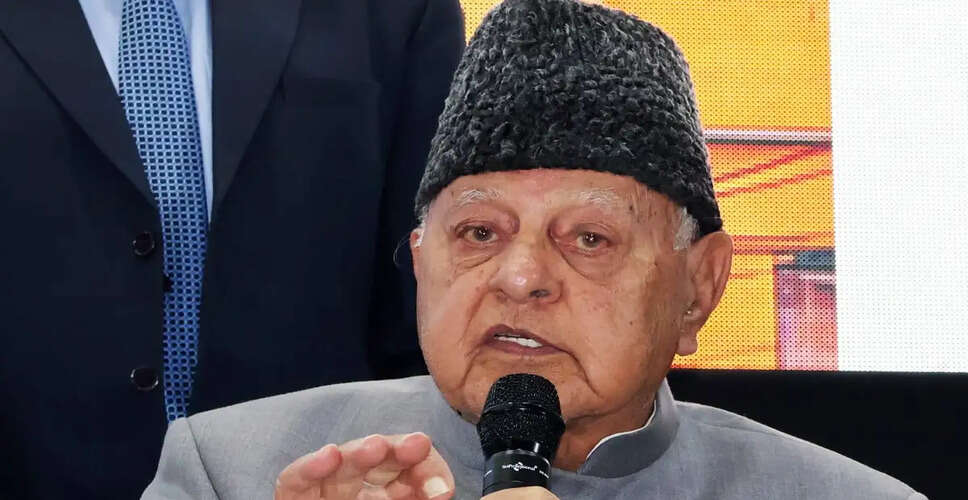 Farooq Abdullah Urges UN to Investigate Violence in Pakistan-Occupied Kashmir