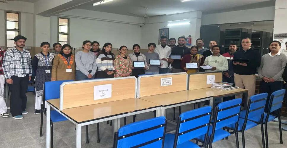 New E-Library Opens at Shaheed Captain Vikram Batra Government College