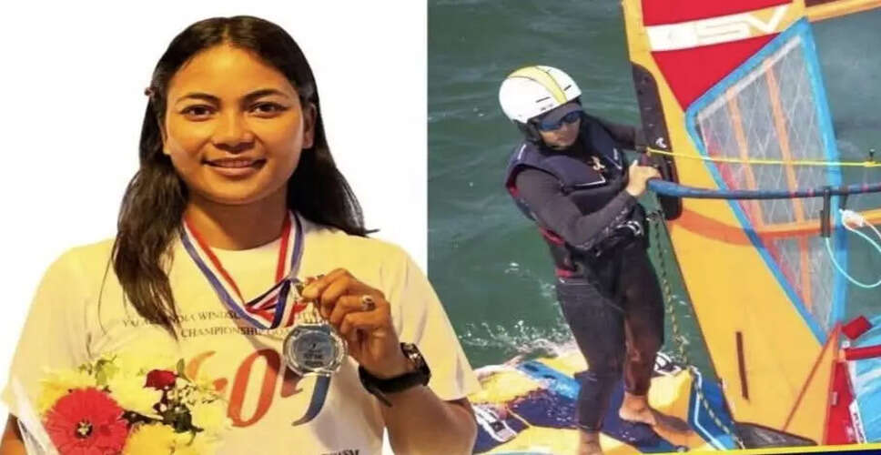 Nishamoni Bora Shines at National Sailing Championship, Elevating Assam's Water Sports Scene