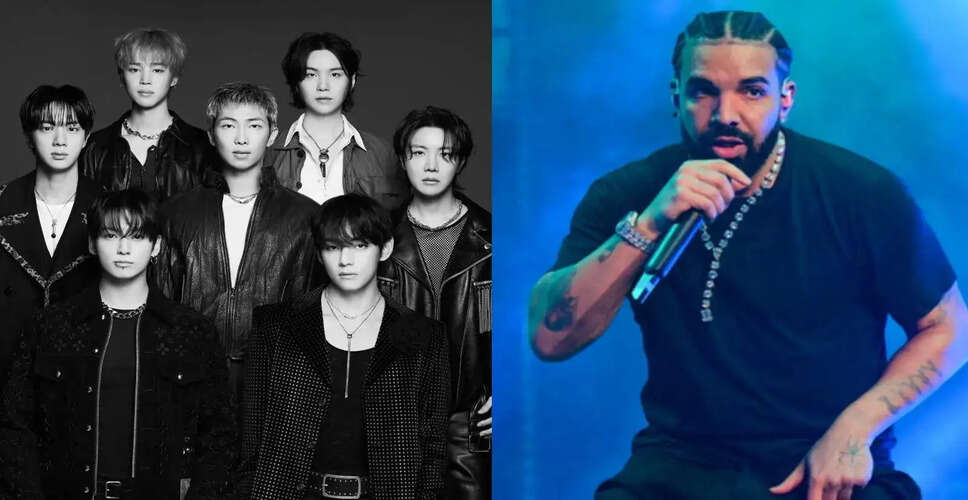 Drake Sparks Debate with BTS Reference in New Track