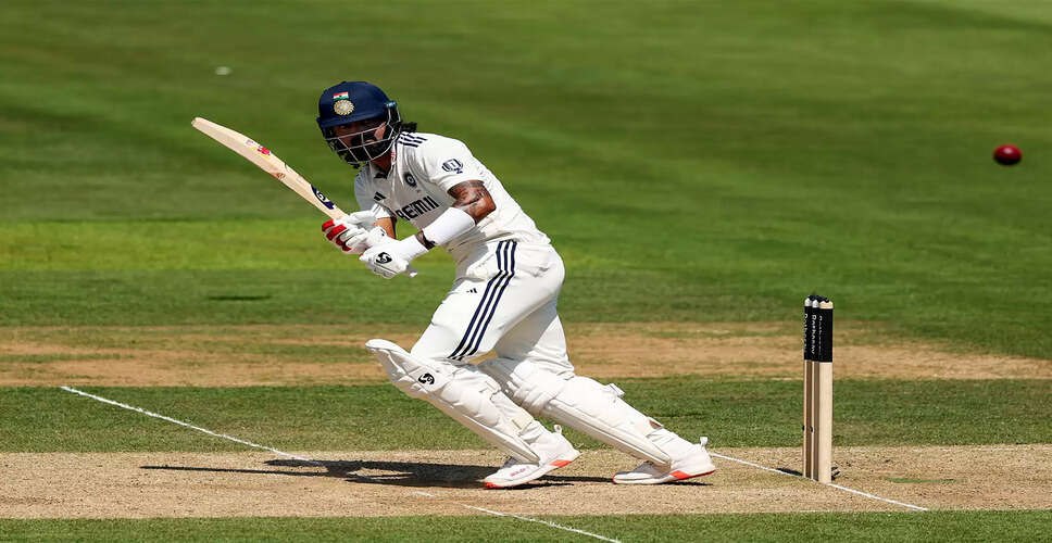 KL Rahul Shines on Day 1 of First Test Against West Indies
