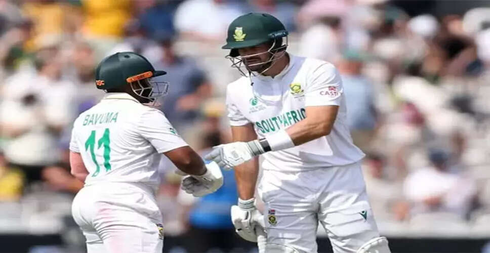 South Africa Edges Closer to World Test Championship Glory with Stellar Batting