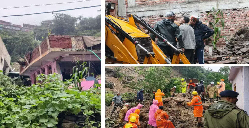 Severe Landslide Strikes Kullu, Multiple Residents Feared Trapped