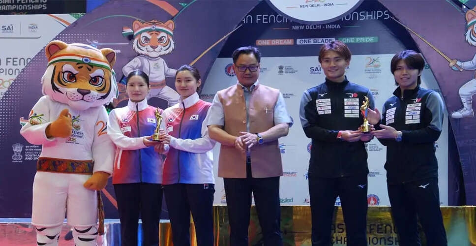 Japan and South Korea Shine at Asian Senior Fencing Championship
