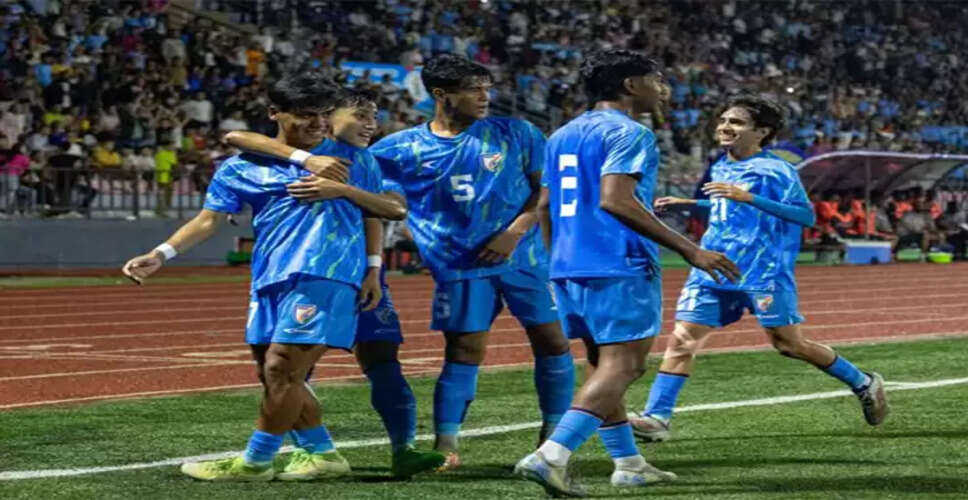 India Secures Spot in SAFF U19 Championship Final with 3-0 Win Over Maldives