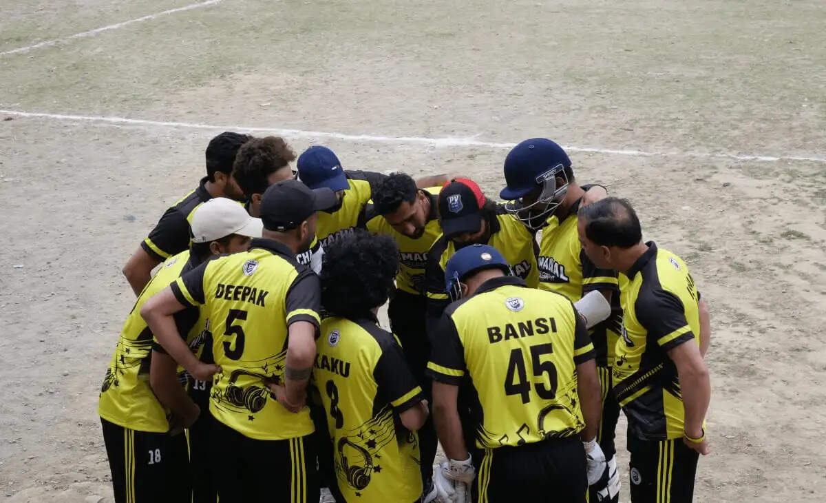 Kangra's Cricket Showdown: Local Stars Swap Microphones for Bats