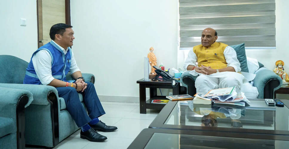 Arunachal Pradesh CM Advocates for Enhanced Border Infrastructure Support