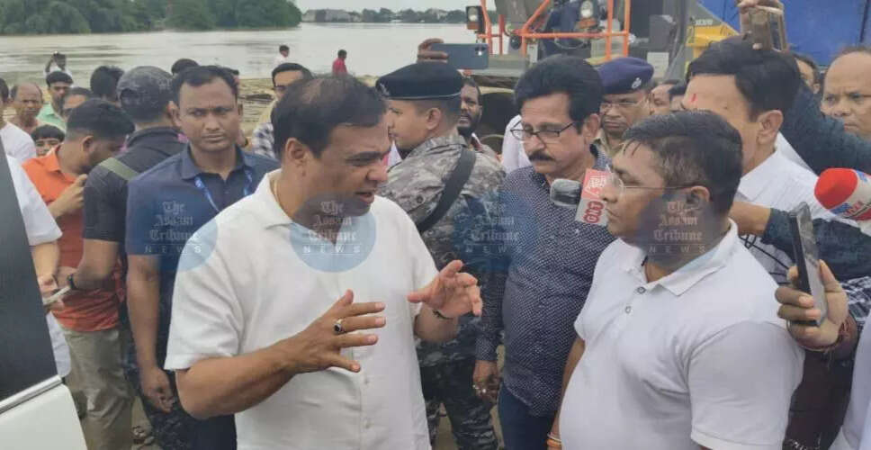 Chief Minister Highlights Wetland Encroachment Amid Flood Crisis in Silchar