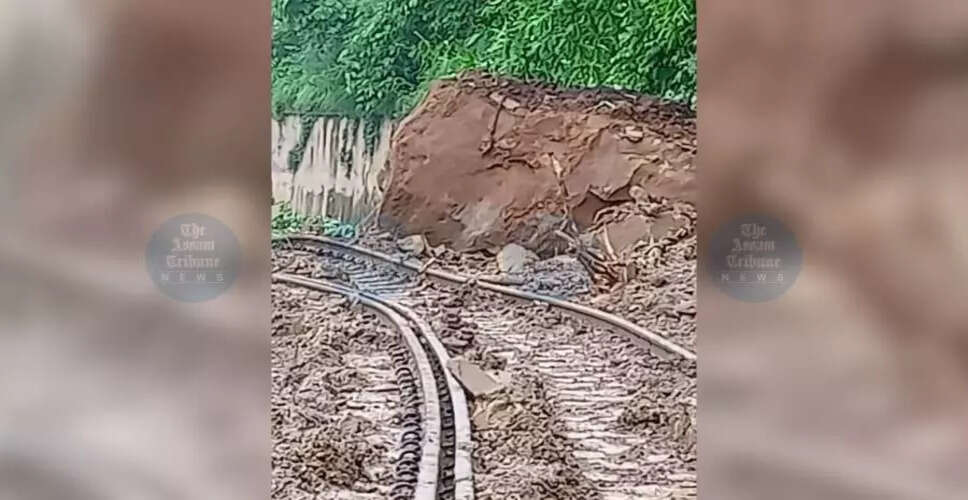 Barak Valley Faces Crisis as Landslides Disrupt Rail Services