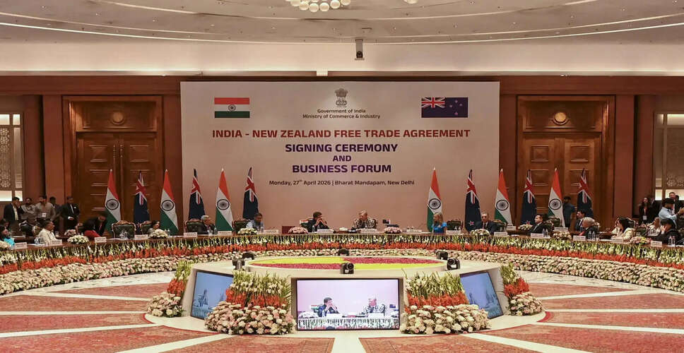 India and New Zealand Sign Landmark Free Trade Agreement