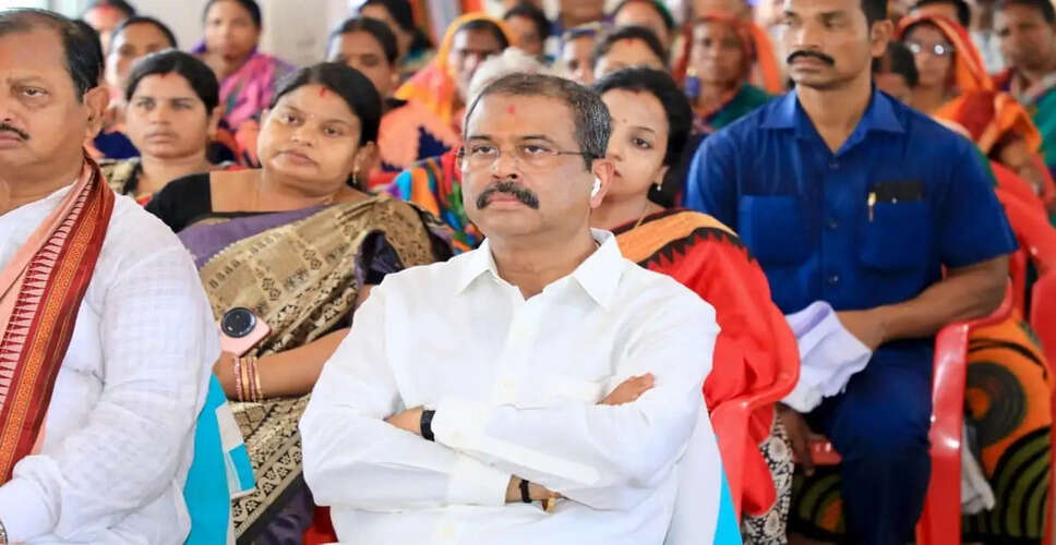 Dharmendra Pradhan Listens to PM Modi's 'Mann Ki Baat' in Odisha