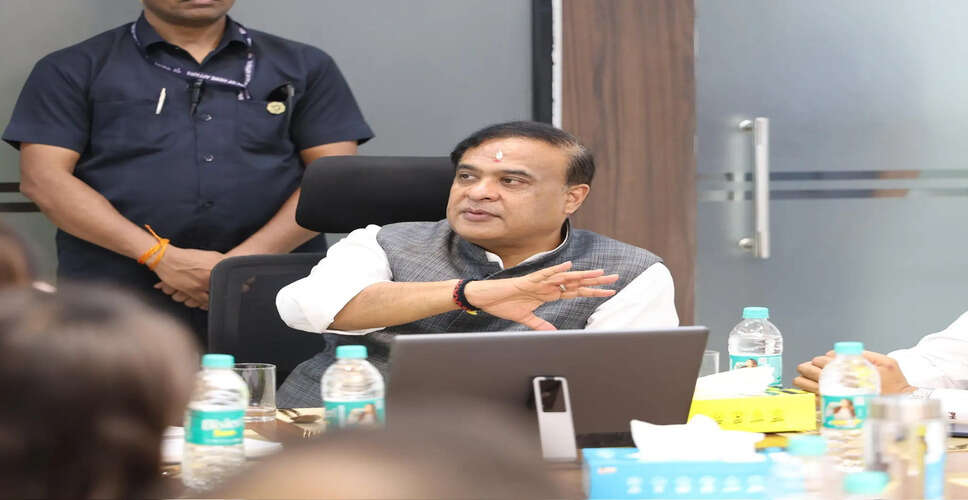 Chief Minister Himanta Biswa Sarma Inspects Tata Semiconductor Project in Morigaon