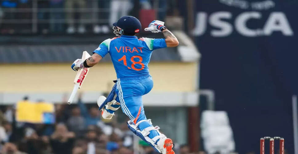 Virat Kohli Closes In on No.1 Spot in ICC ODI Rankings