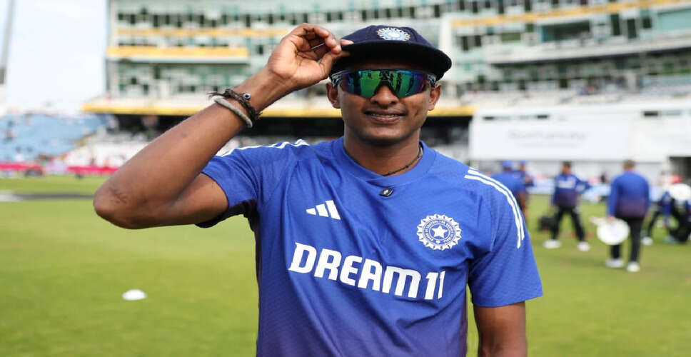 Sai Sudharsan Makes Test Debut as India Faces England in Leeds