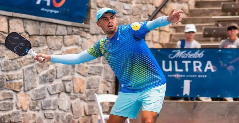 Pickleball Gains Popularity in China with Star-Studded Exhibition