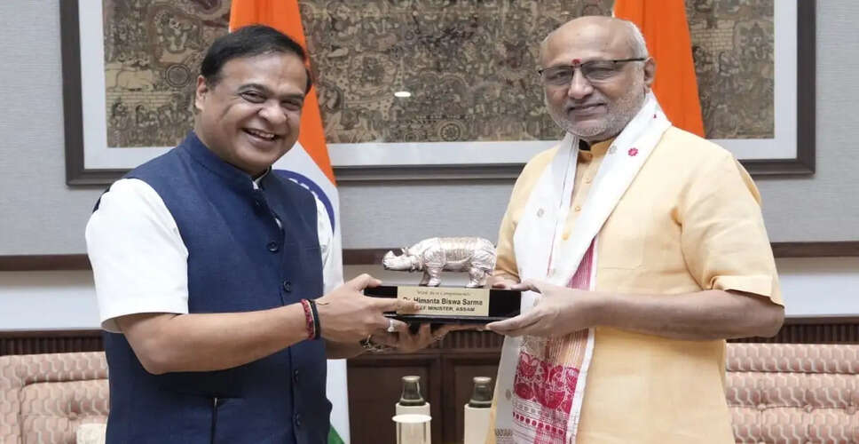 Assam Chief Minister Meets Vice President for First Time Post-Swearing In