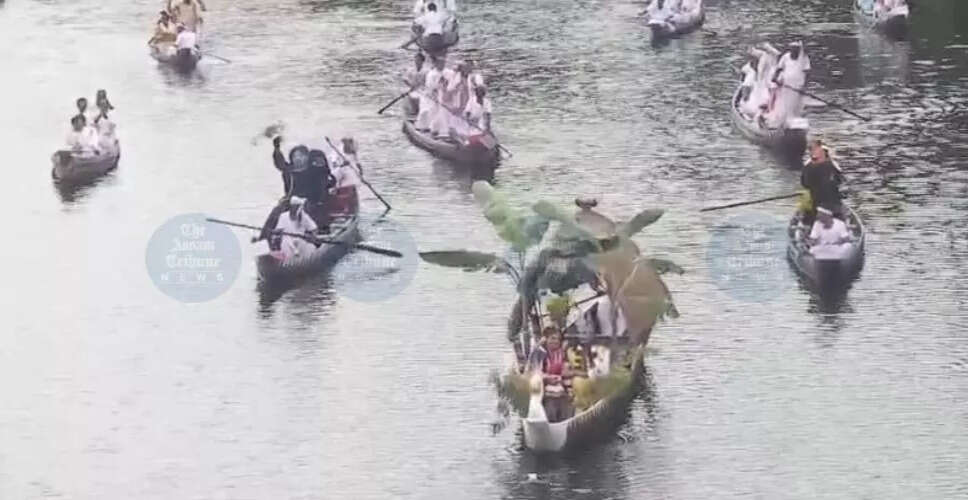 Majuli Celebrates Cultural Heritage with Grand Boat Procession on Tuni River