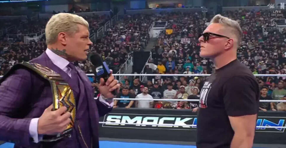 Cody Rhodes Reclaims WWE Championship in Dramatic Thunderdome Invasion