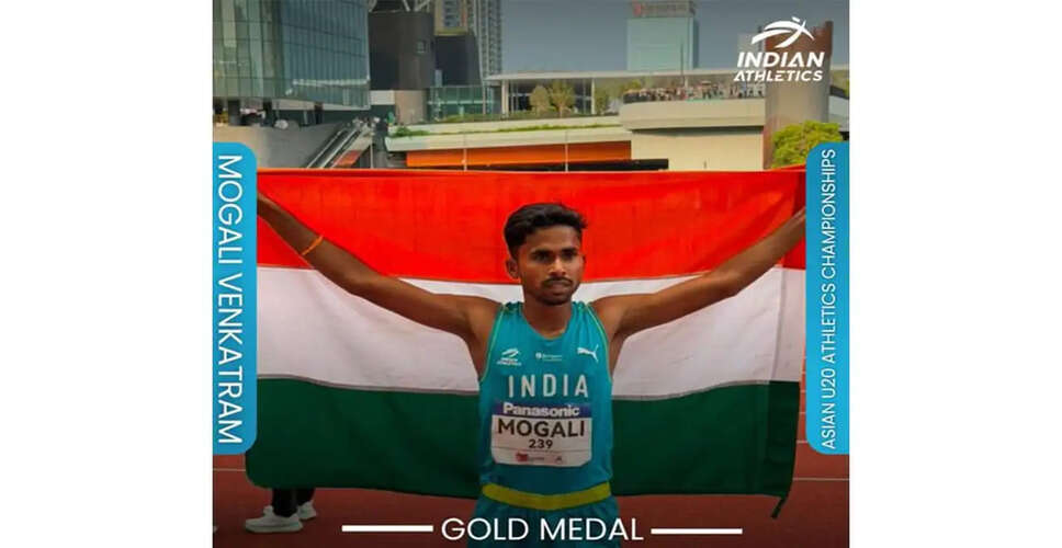 India Shines at Asian U20 Athletics Championships with Multiple Medals