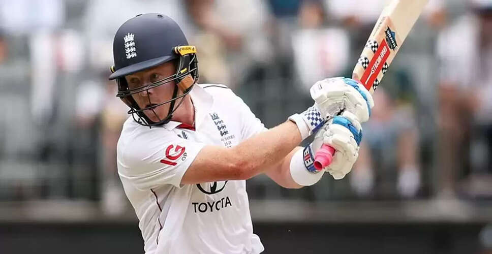 England Takes Command in First Ashes Test Against Australia